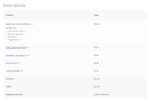BundlePilot - Thank You Order Details