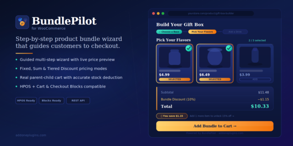 Product Bundle Builder For WooCommerce