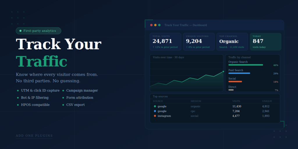 Track Your Traffic WordPress