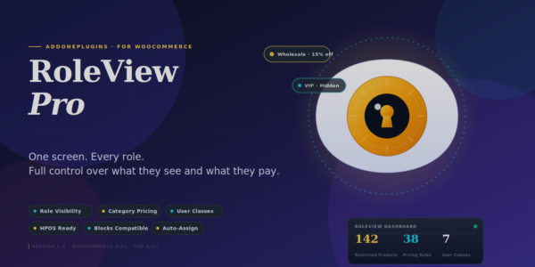 RoleView Pro For WooCommerce