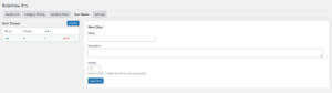 RoleView Pro User Classes