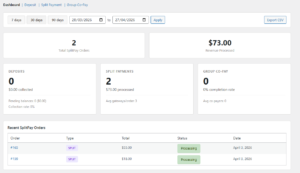 SplitPay Pro Dashboard