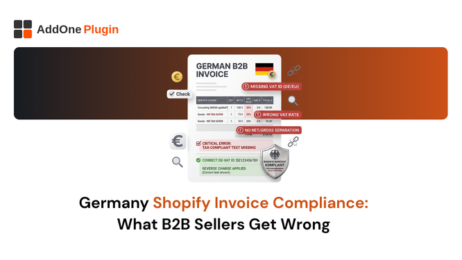 Germany Shopify Invoice Compliance: What B2B Sellers Get Wrong