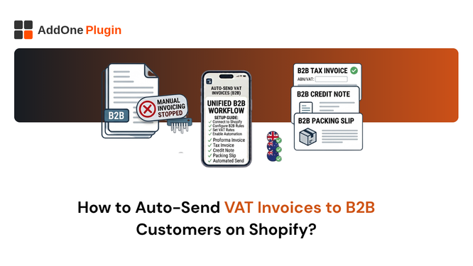 How to Auto-Send VAT Invoices to B2B Customers on Shopify