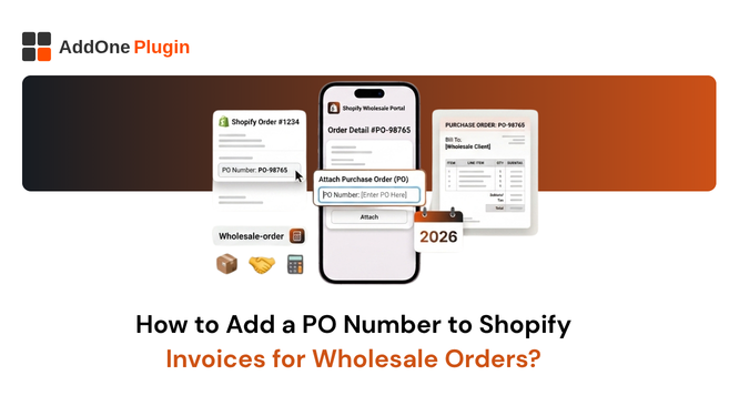 How to Add a PO Number to Shopify Invoices for Wholesale