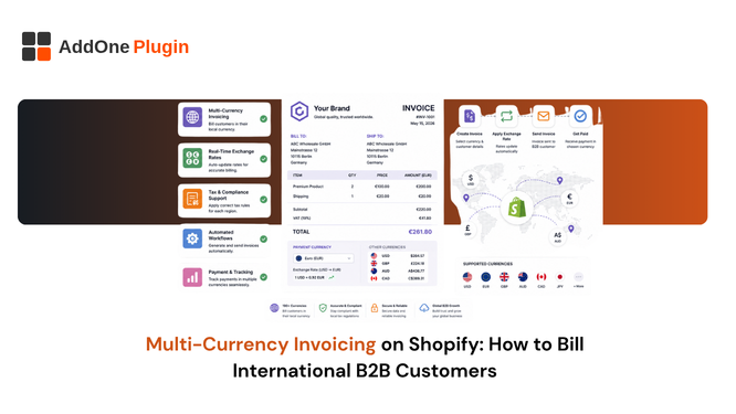 Multi-Currency Invoicing on Shopify How to Bill International B2B Customers