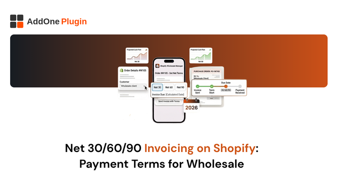 Net 30/60/90 Invoicing on Shopify: Payment Terms for Wholesale