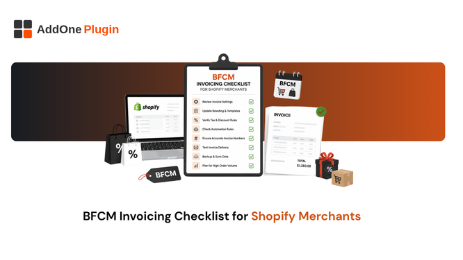 BFCM Invoicing Checklist for Shopify Merchants