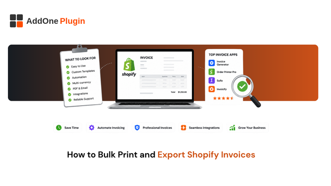 How to Bulk Print and Export Shopify Invoices