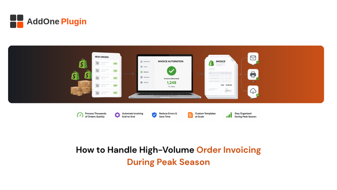 How to Handle High-Volume Order Invoicing During Peak Season