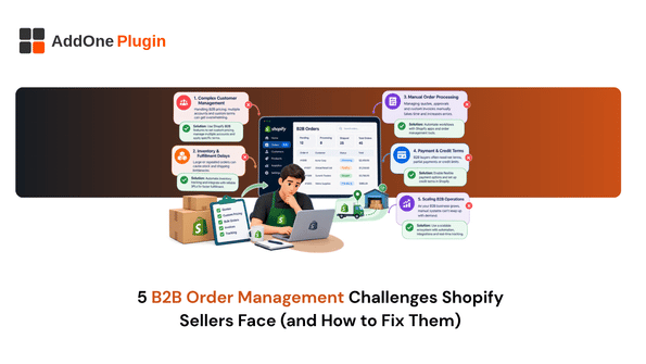 5 B2B Order Management Challenges Shopify Sellers Face (and How to Fix Them)